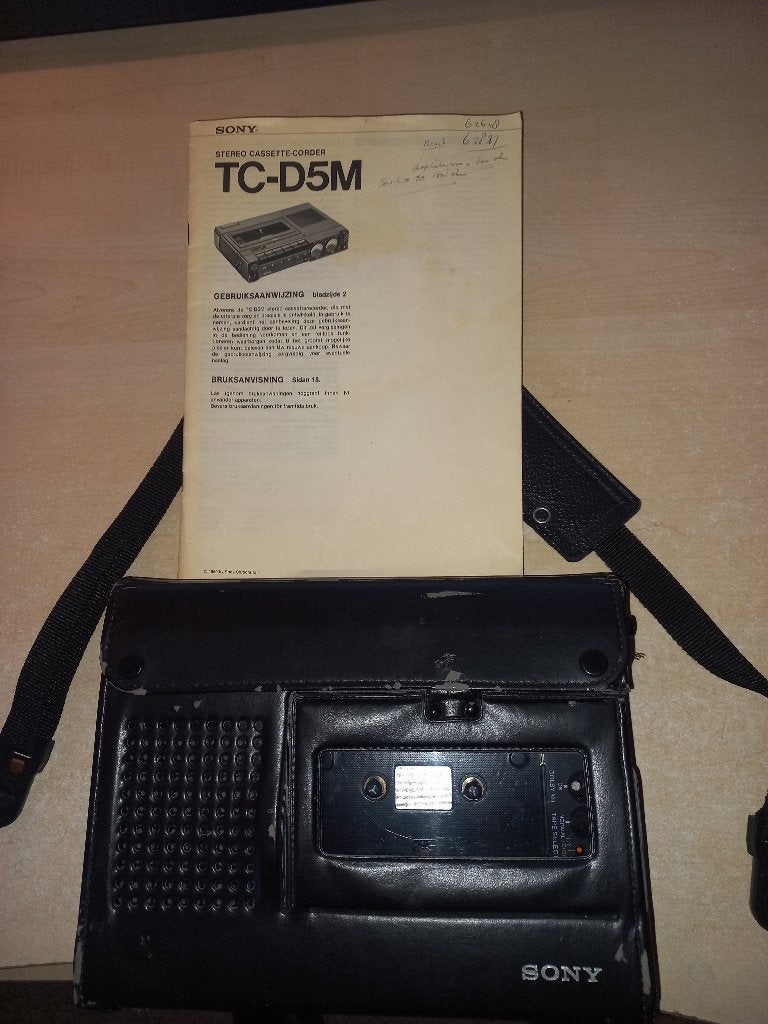 Sony cassetterecorder TC D5M, Ophalen of Verzenden, Overige typen