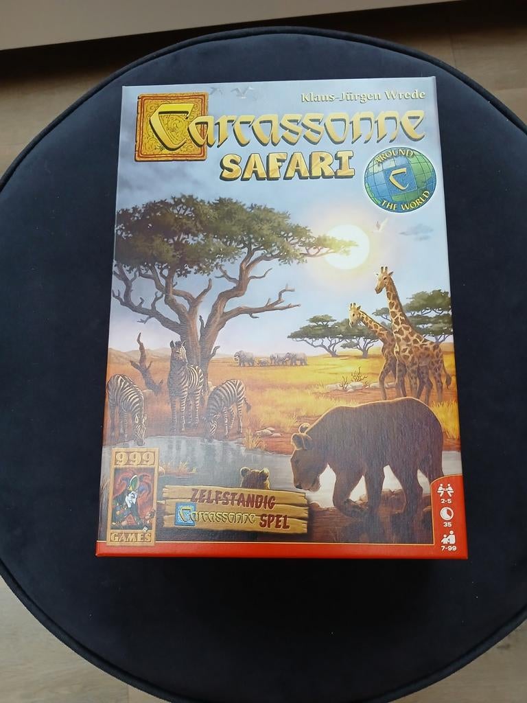 Carcassonne Safari - Bordspel voor het hele gezin, Hobby en Vrije tijd, Gezelschapsspellen | Bordspellen, Drie of vier spelers