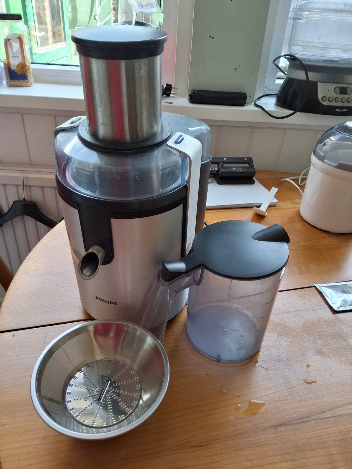 Sapcentrifuge philips, Witgoed en Apparatuur, Ophalen, Gebruikt, Sapcentrifuge