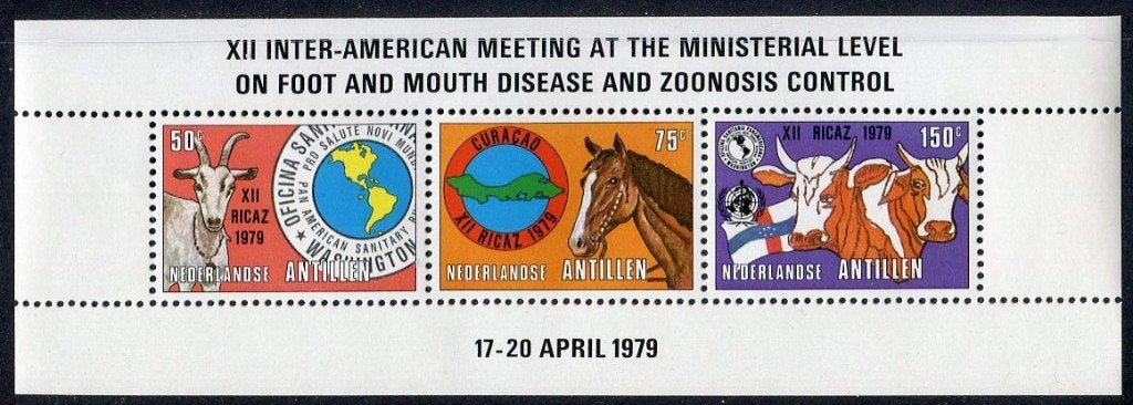 Nederlandse Antillen 624 postfris dieren blok 1979, Verzenden, Postfris