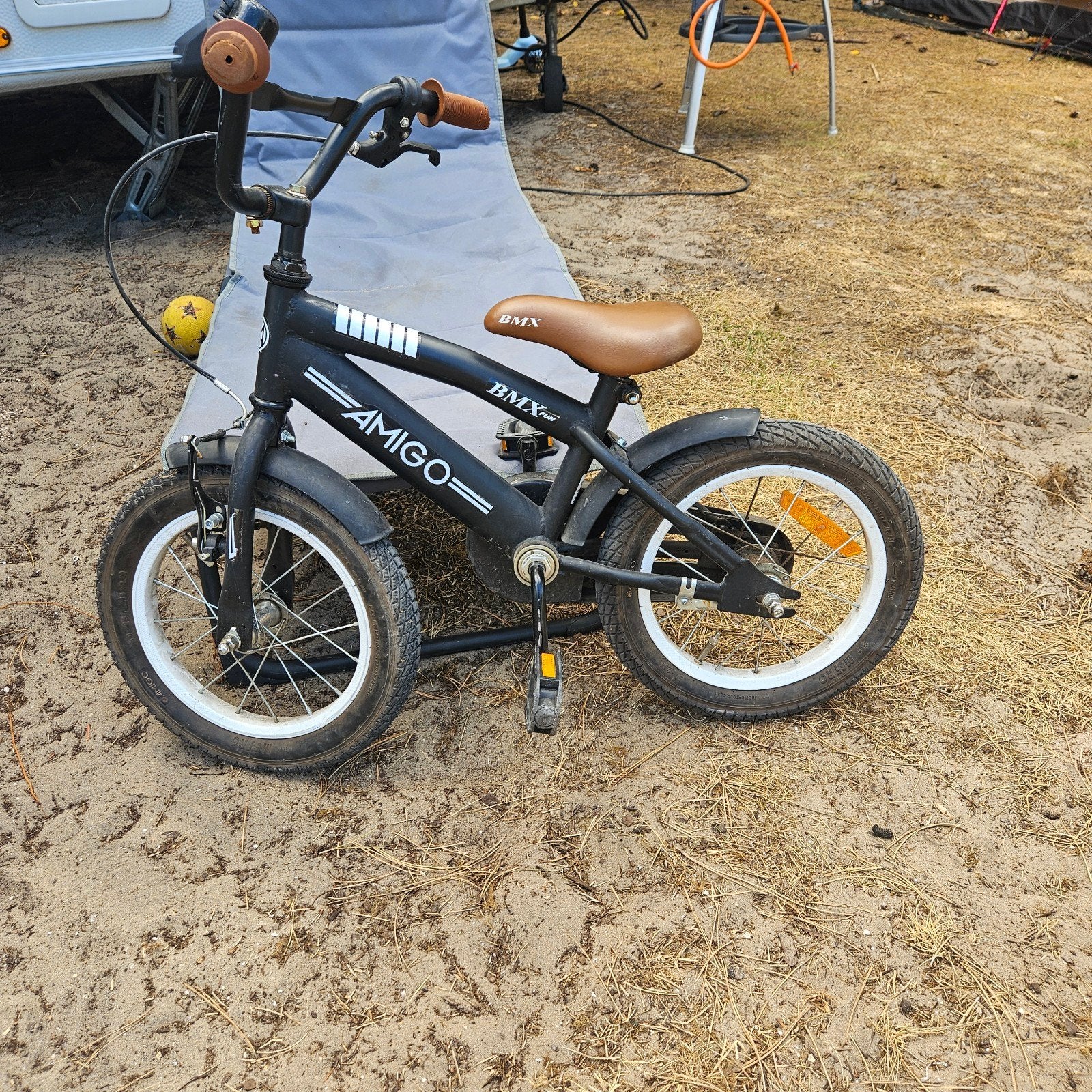 Amigo BMX kinderfietsje 16 inch, Fietsen en Brommers, Fietsen | Crossfietsen en BMX, Ophalen, Staal, Amigo BMX, 16 tot 20 inch