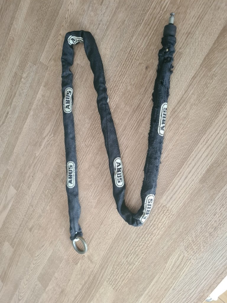 Fietsslot - Abus 150 cm, Ophalen of Verzenden, Gebruikt, Kettingslot