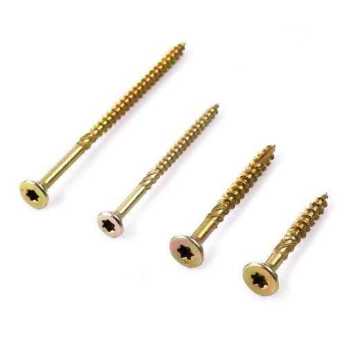 50 Torx houtbouwschroeven 5+6 mm dik  dak veranda dakkapel, 100 tot 250 mm, N, N, Schroeven