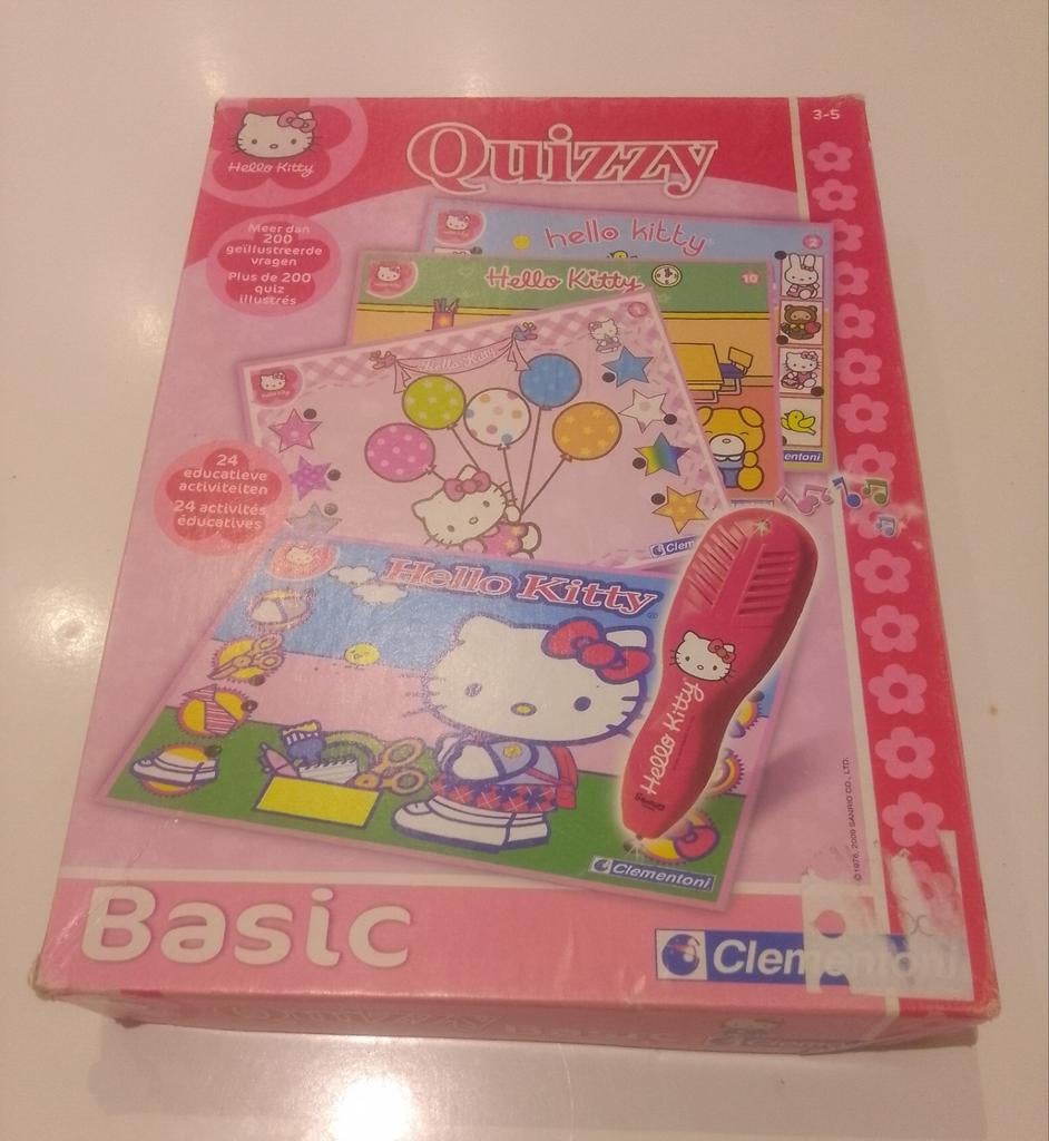 Hello Kitty Basic Quizzy Clementoni Educatief Spel, Ophalen of Verzenden, Zo goed als nieuw, Elektronica, Met geluid