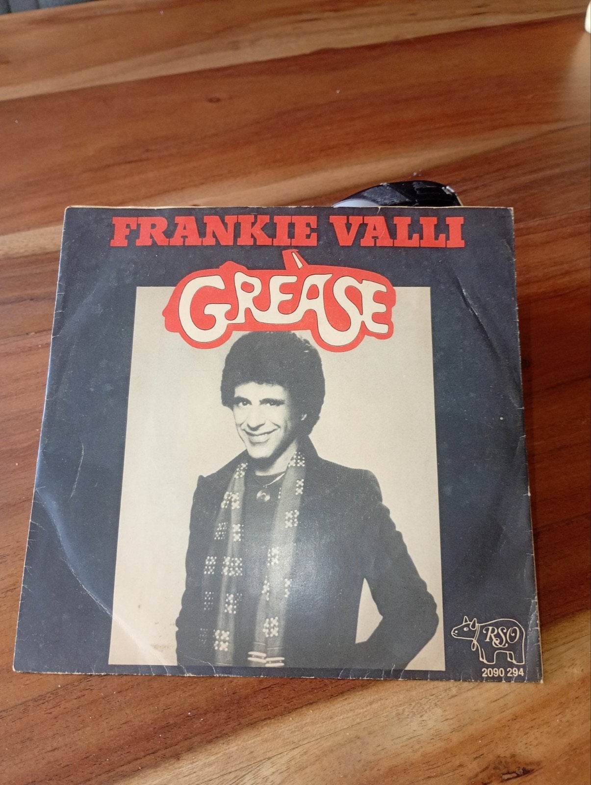 Frankie Valli - Grease Single (7 inch), Cd's en Dvd's, Vinyl Singles, Fotohoes, Ophalen of Verzenden, Gebruikt, Filmmuziek en Soundtracks