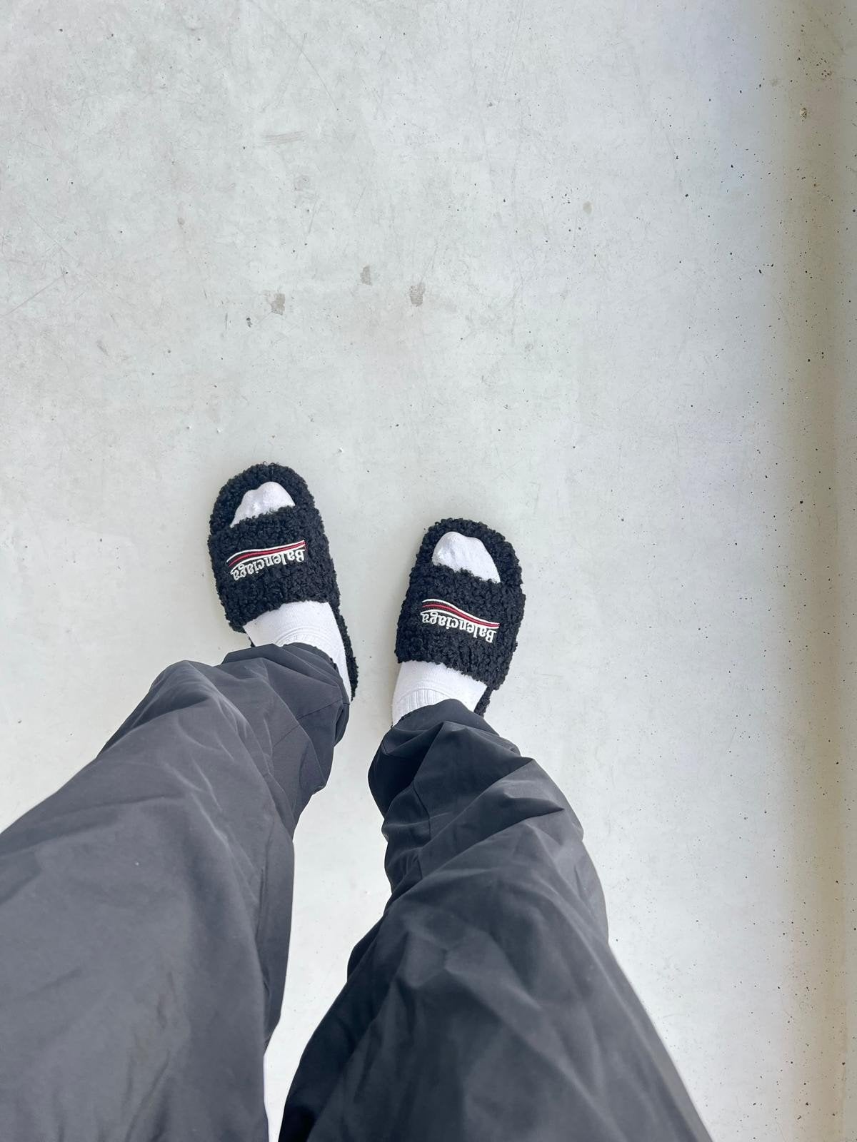 Balenciaga Teddy Slippers - Zwart, Slippers, Balenciaga, Zwart, Ophalen of Verzenden