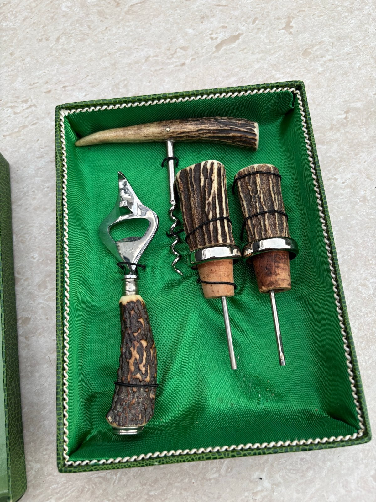 Vintage Othello Bar Set - Kurkentrekker, Flesopener, Stopper, Ophalen of Verzenden