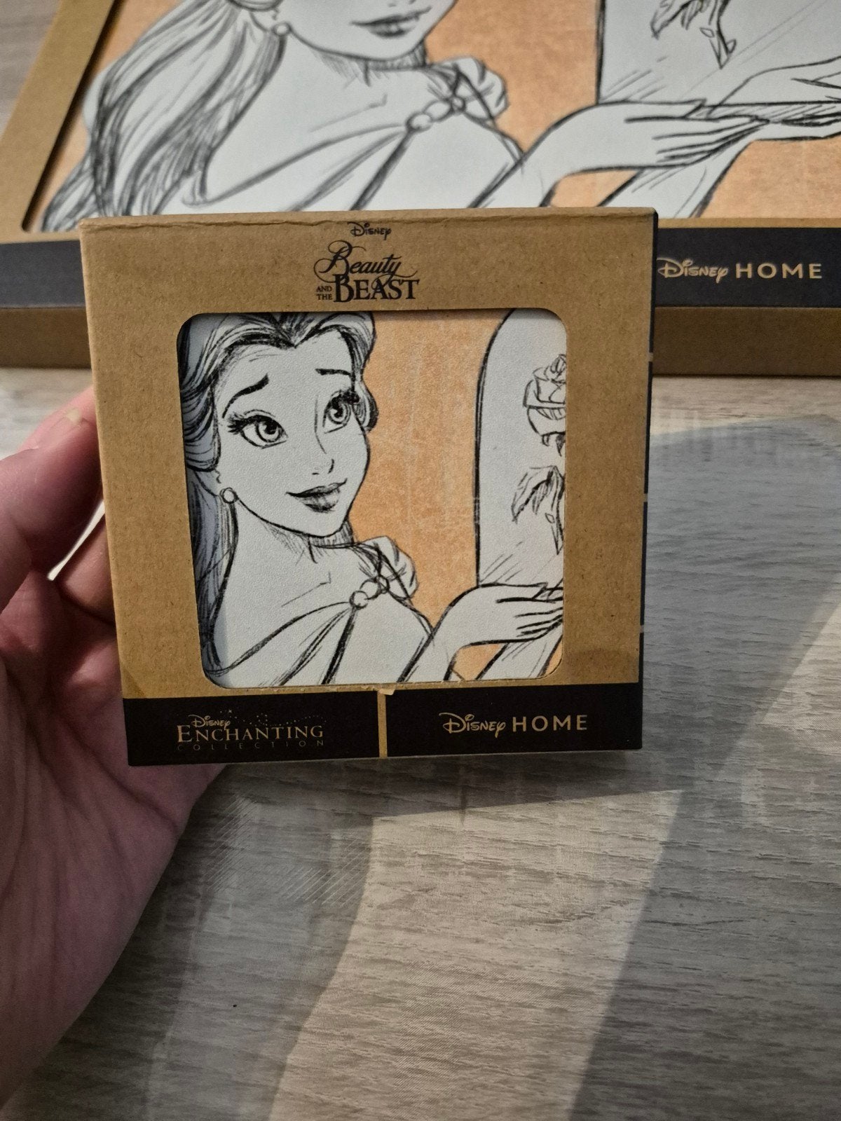 4 Nieuwe disney belle en het beest placemats & onderzetters, Verzamelen, Ophalen of Verzenden, Winnie de Poeh of vrienden, Nieuw