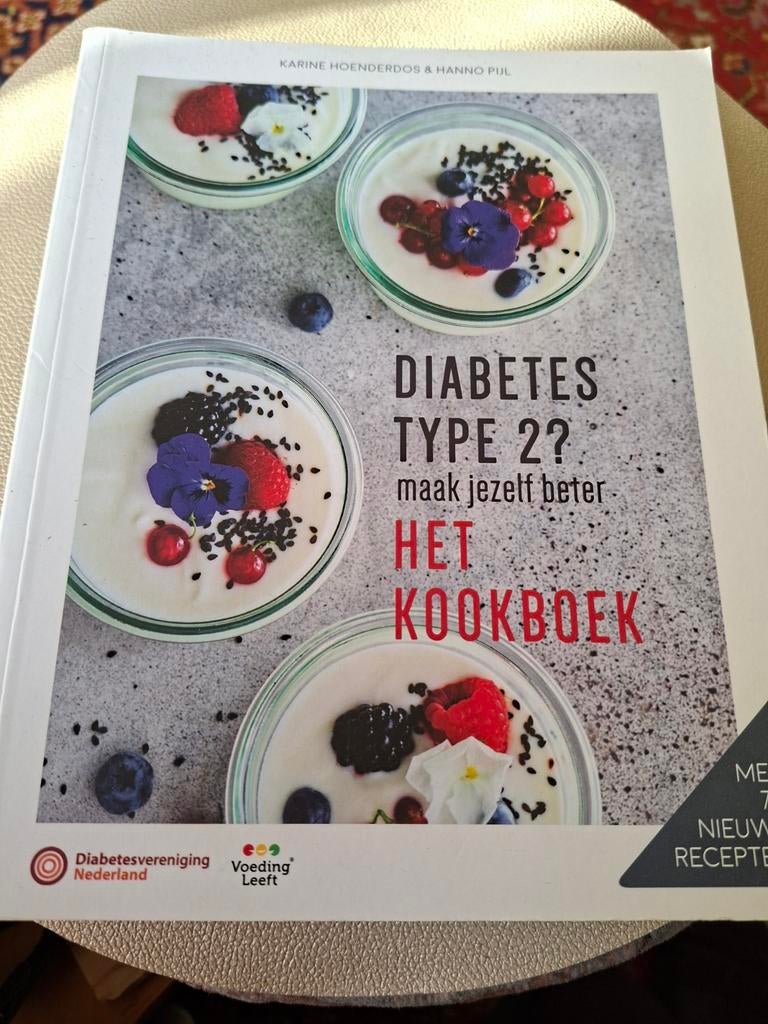 Kookboek diabetes type 2 maak jezelf beter zgan, Ophalen of Verzenden, Zo goed als nieuw
