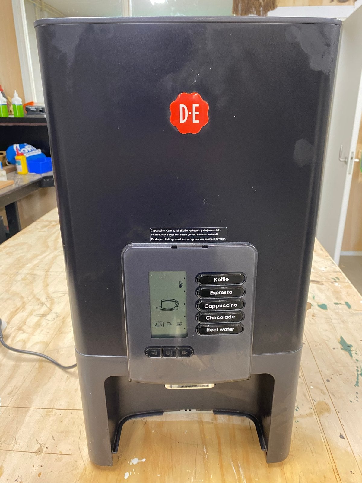 Douwe Egberts Koffiemachine met Flojet Waterdispenser, Ophalen, Gebruikt, 10 kopjes of meer, Koffiemachine