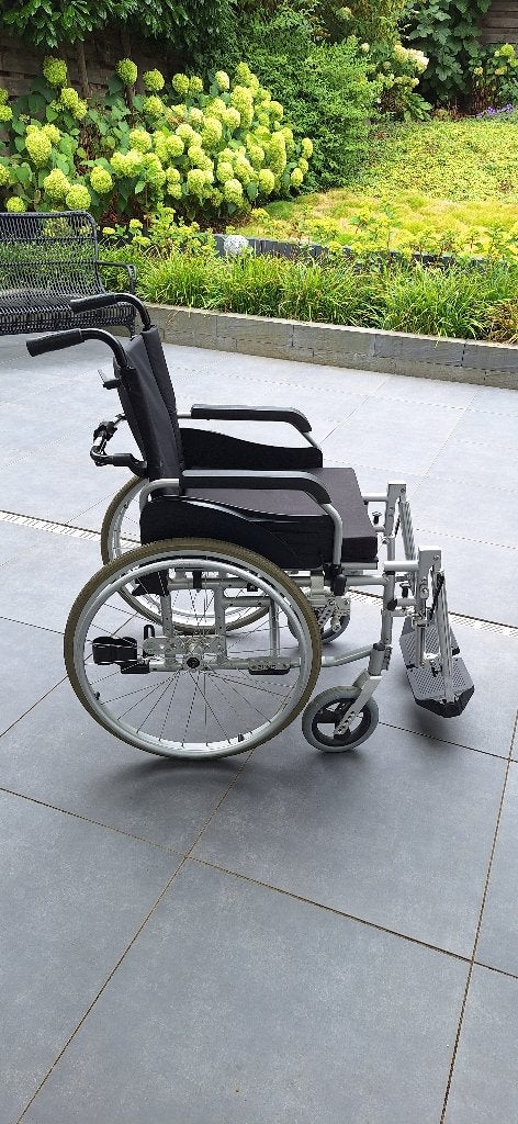 Van Os rolstoel type Excel G4 'Modulair', Diversen, Rolstoelen, Ophalen, Inklapbaar, Gebruikt, Duwrolstoel