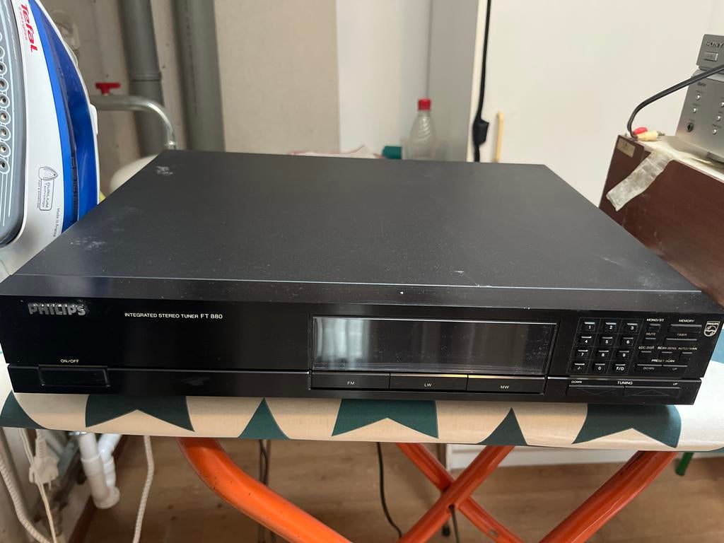 Philips FT 880 Geïntegreerde Stereo Tuner, Ophalen of Verzenden, Zo goed als nieuw