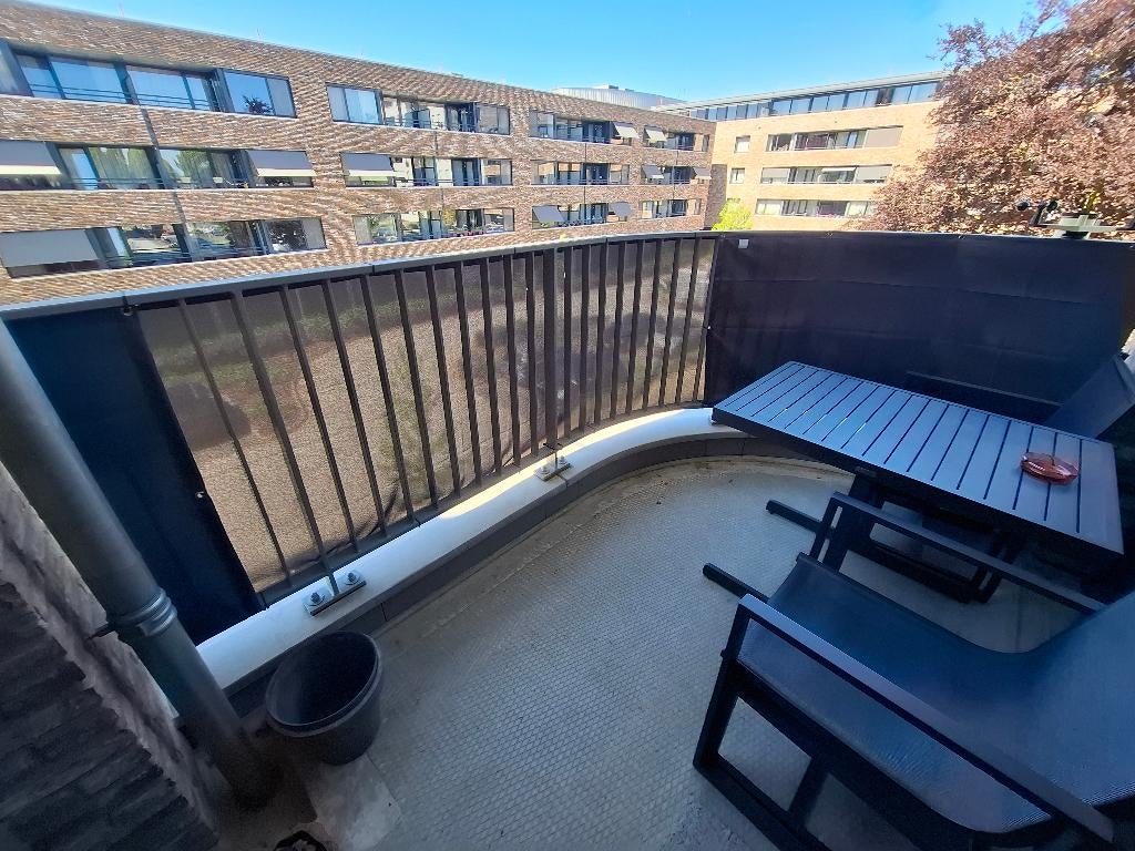 Windscherm cremekleur, Tuin en Terras, Ophalen, Zo goed als nieuw