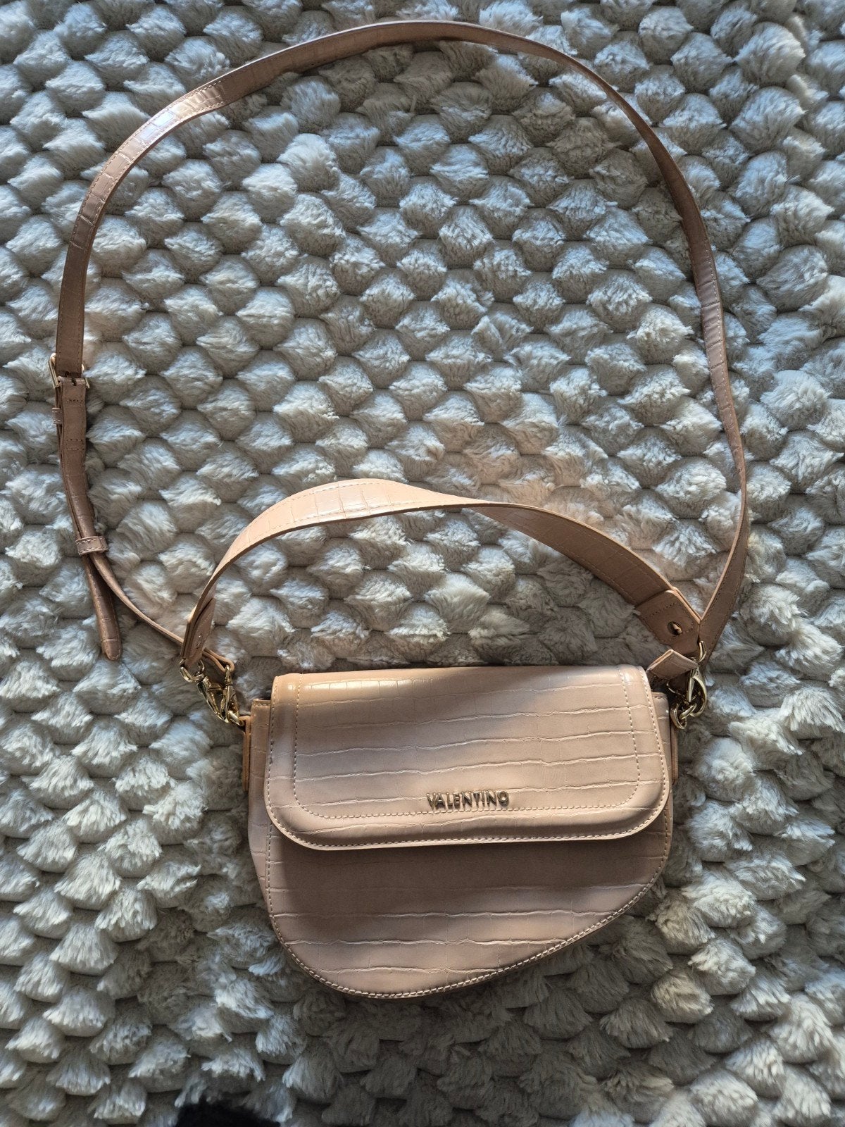 Valentino tas in Nude, saddle bag, Sieraden, Tassen en Uiterlijk, Tassen | Damestassen, Ophalen of Verzenden, Nieuw, Roze, Schoudertasje