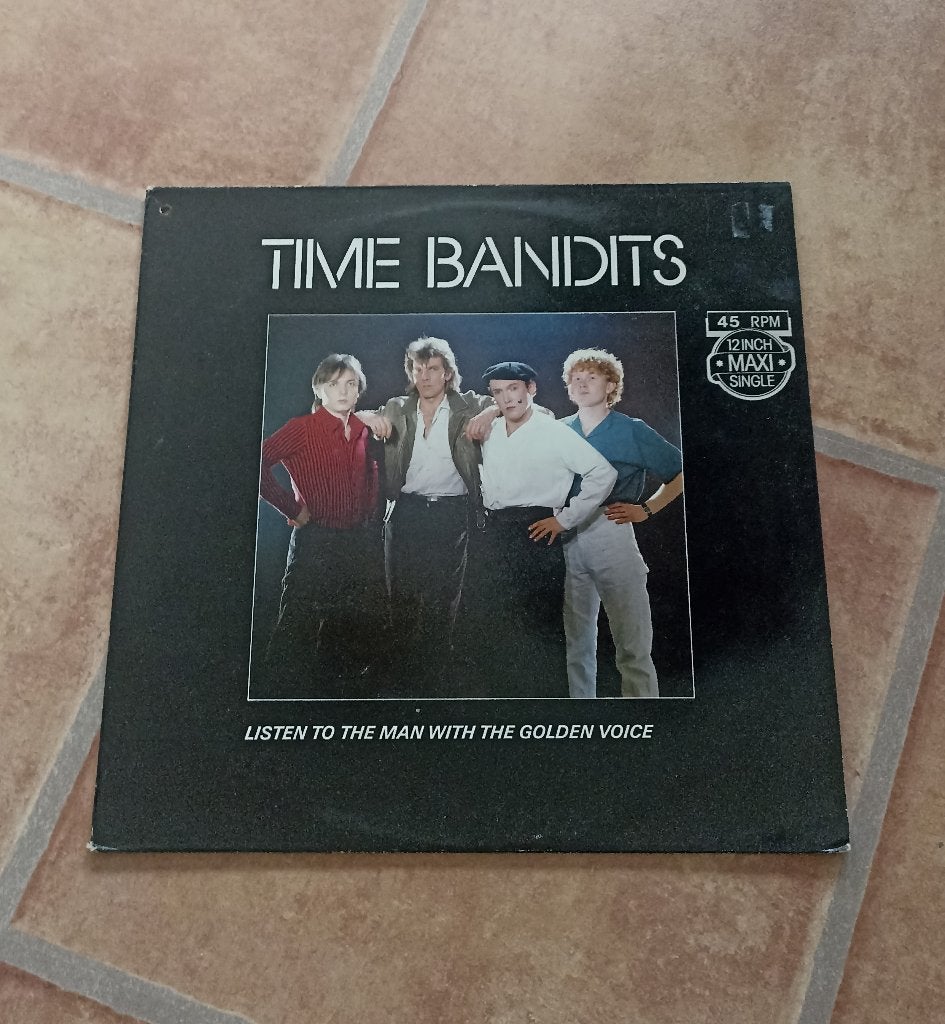 12'' Time Bandits - Listen to the man with the golden voice, Ophalen of Verzenden, Gebruikt, 12 inch, Pop