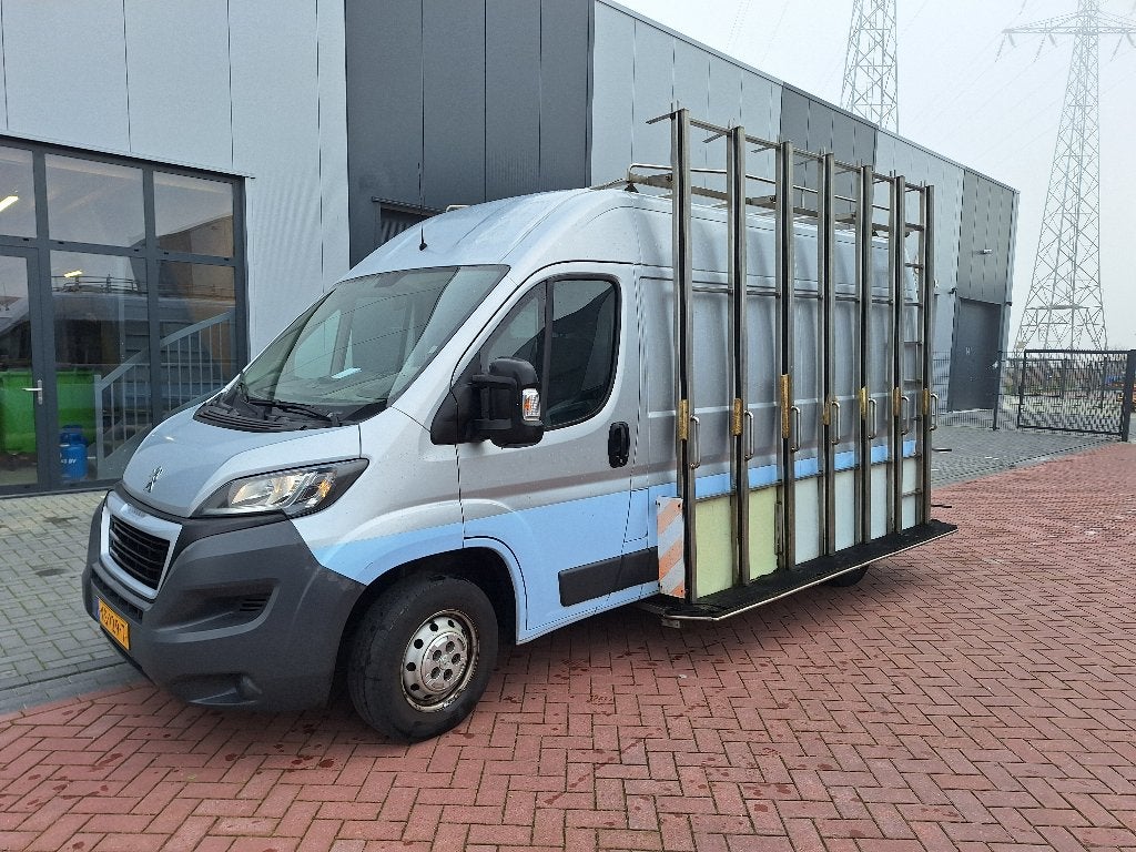 Peugeot Boxer GB 335 L2h2 HDI 150PK 2016 met glasresteel, Voorwielaandrijving, Euro 5, Stof, Parkeersensor