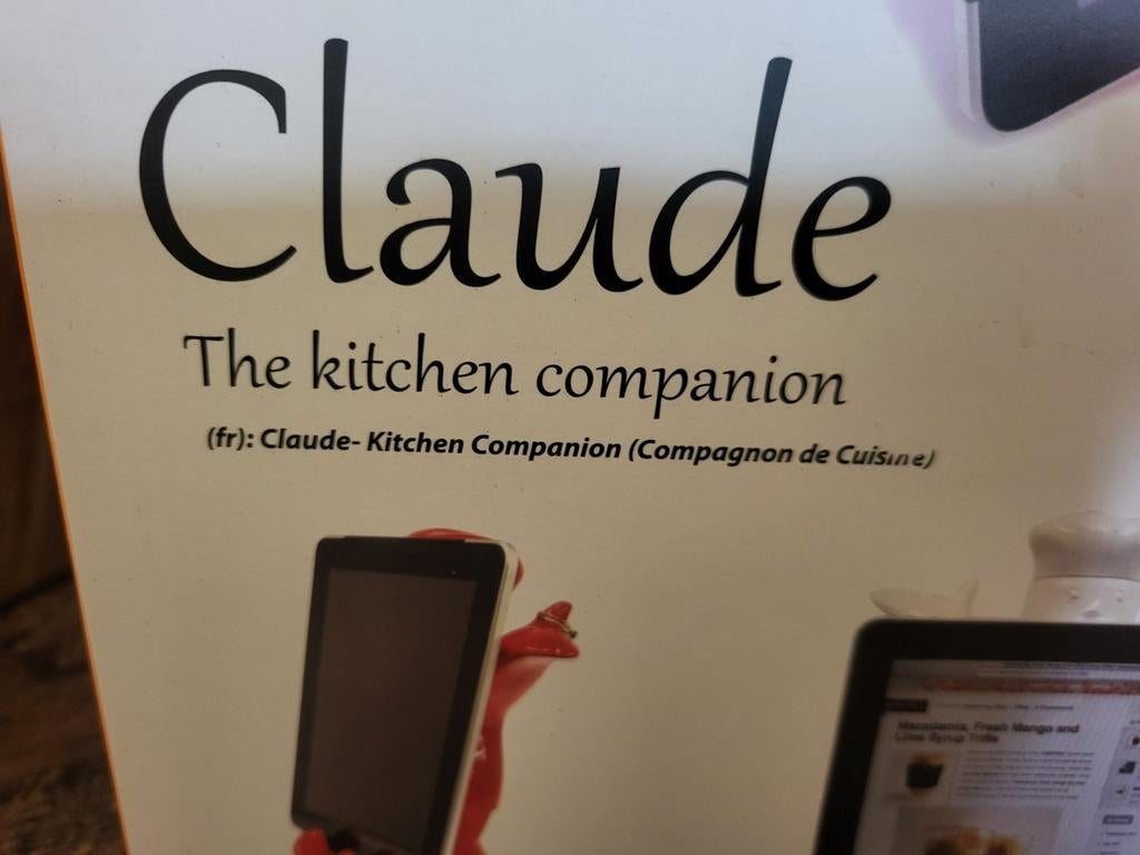 Grappige gadget chefkok Claude  standaard voor magazines, i, Huis en Inrichting, Keuken | Keukenbenodigdheden, Ophalen of Verzenden