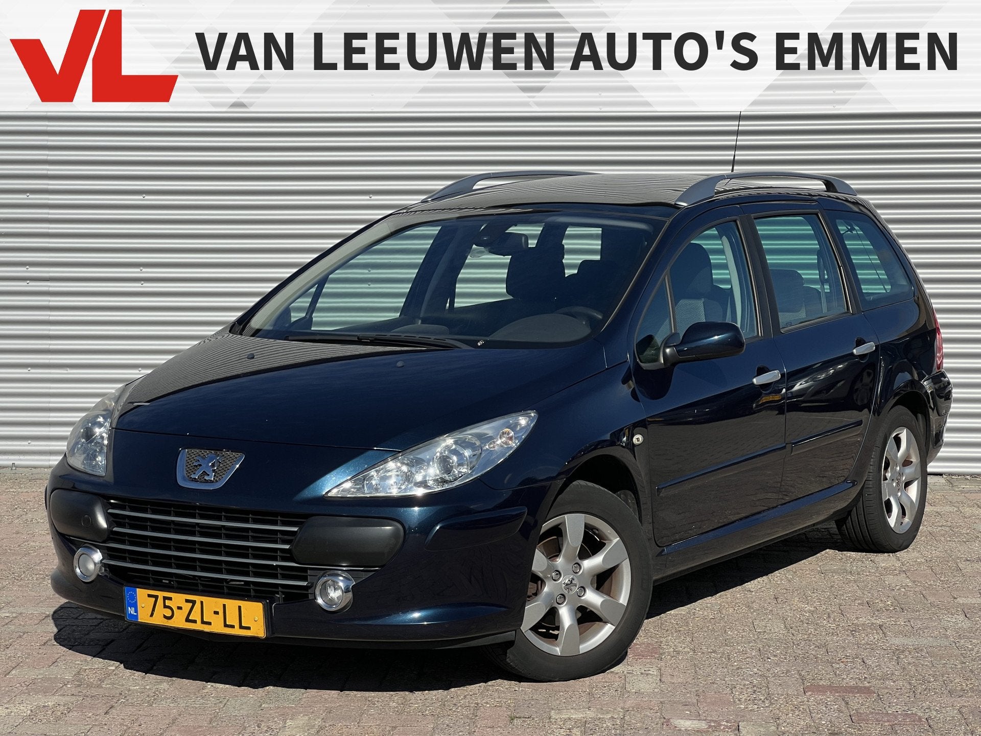 Peugeot 307 SW 2.0-16V Premium | Inruilkoopje | Zo Mee, Gebruikt, Zwart, 4 cilinders, Blauw
