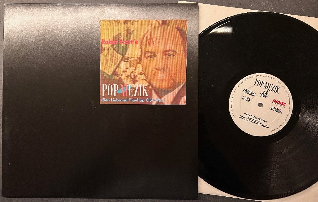 M - Pop muzik ( 12#; Ben Liebrand hip-hop club remix ), Cd's en Dvd's, Ophalen of Verzenden, Zo goed als nieuw, 12 inch, Dance Populair