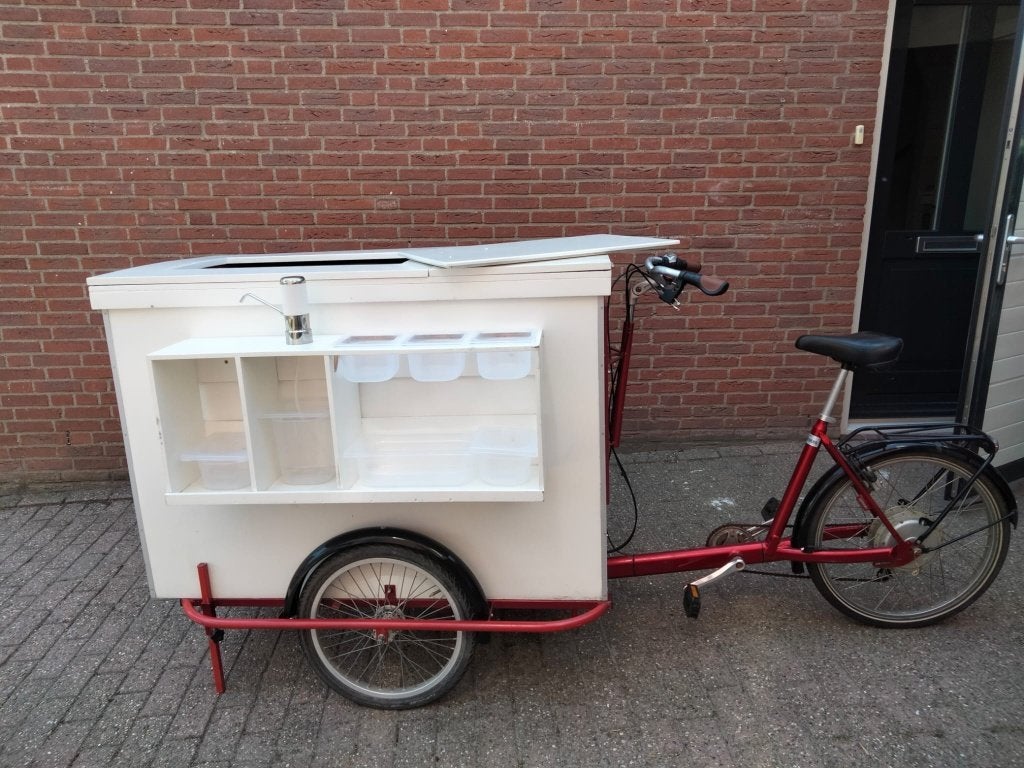 (IJs)bakfiets - opknapper, Gebruikt, Goederen, Schijfrem, Ophalen