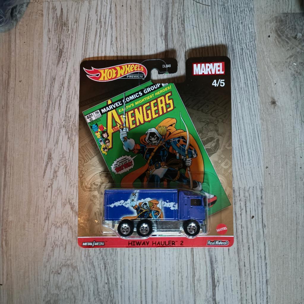 Hot Wheels Premium Hiway Hauler 2 Marvel captain america, Ophalen of Verzenden, Nieuw, Auto