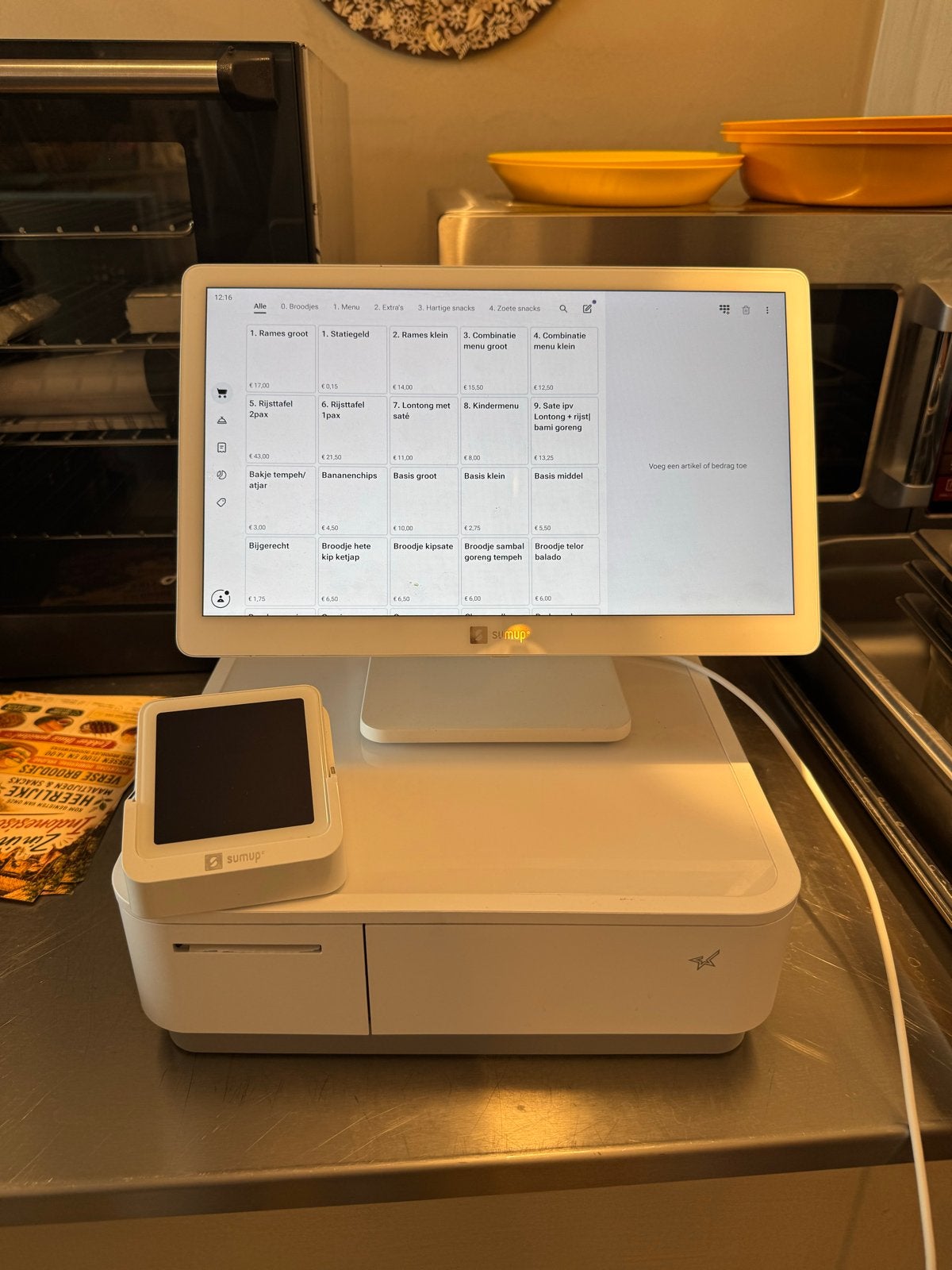 Sumup mPOP Kassasysteem met Kassalade, Bonprinter en Pinappa, Ophalen of Verzenden