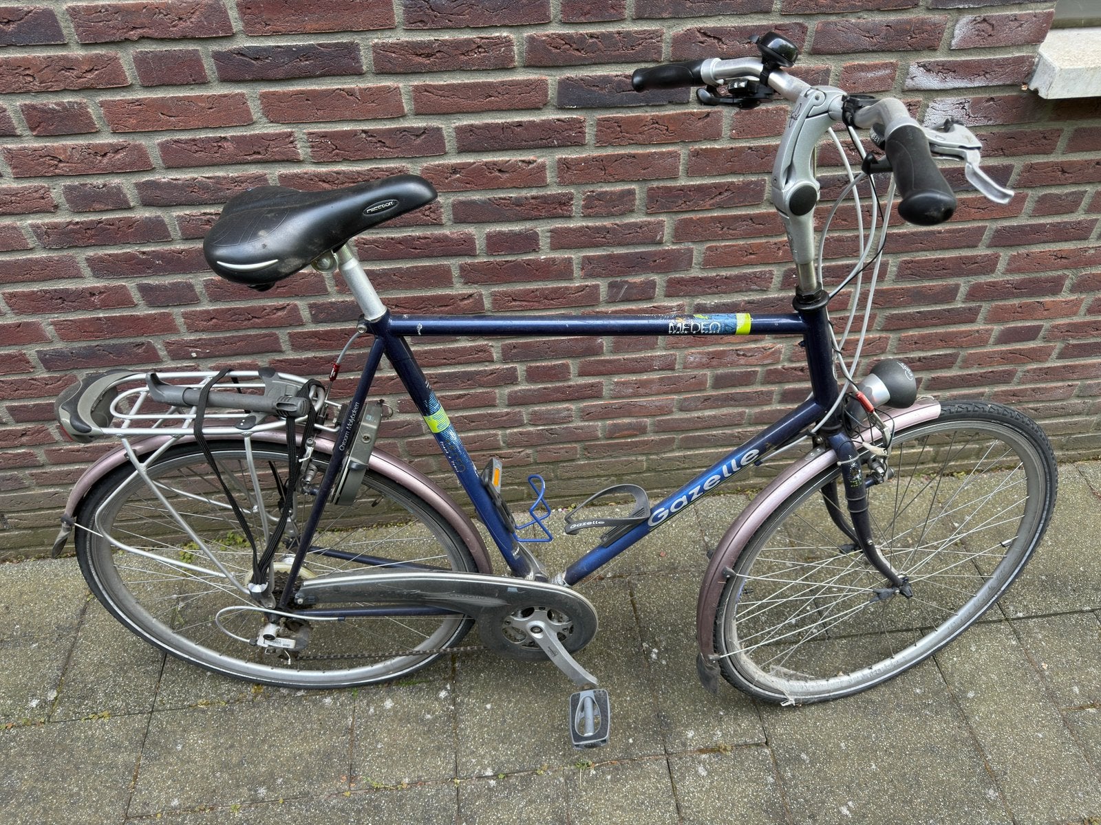 Herenfiets gezalle medeo, Ophalen, Gebruikt, Velgrem, Versnellingen