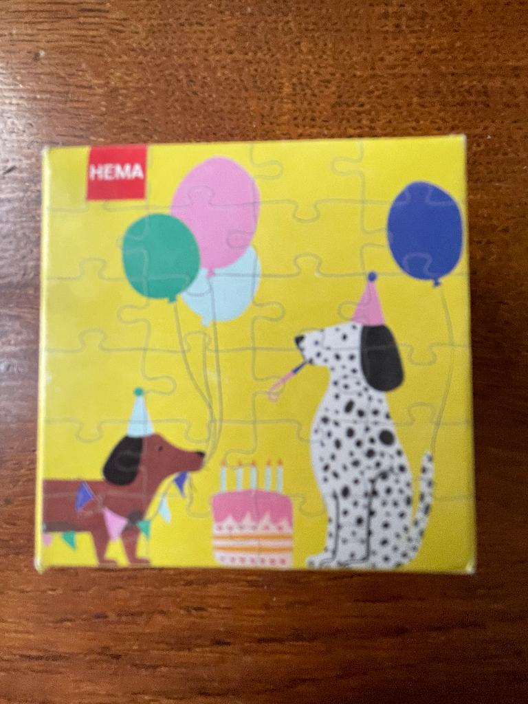 "HEMA Kinderpuzzel" 'Verjaardag' Nieuw, Ophalen of Verzenden, Meer dan 50 stukjes, Nieuw