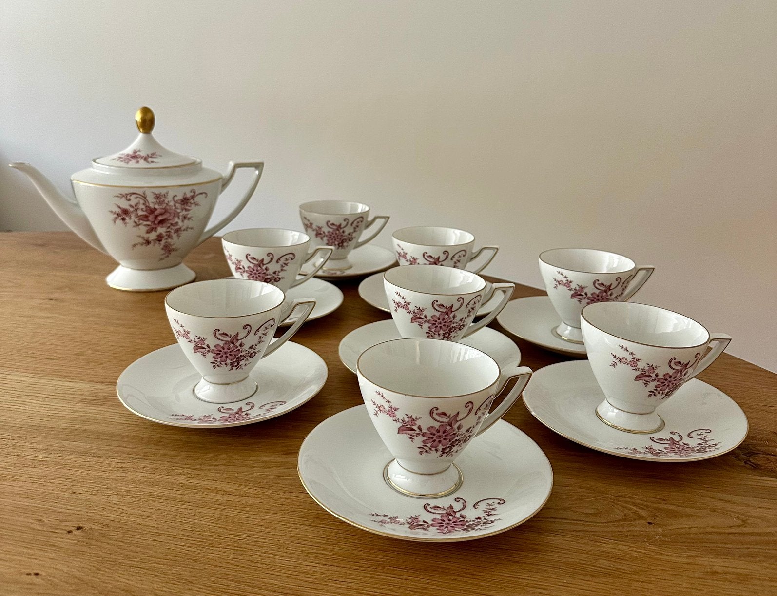 Vintage theeservies, Ophalen