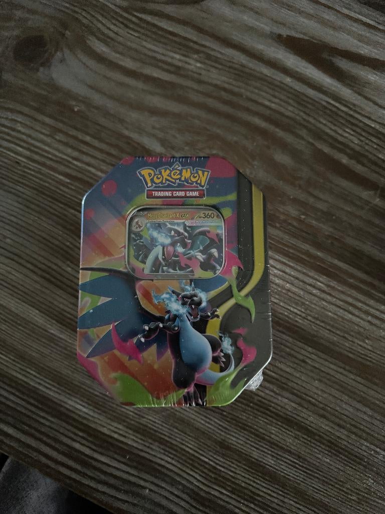 Pokemon Charizard X EX Tin Sealed 2X, Ophalen of Verzenden, Nieuw, Boosterbox, Foil