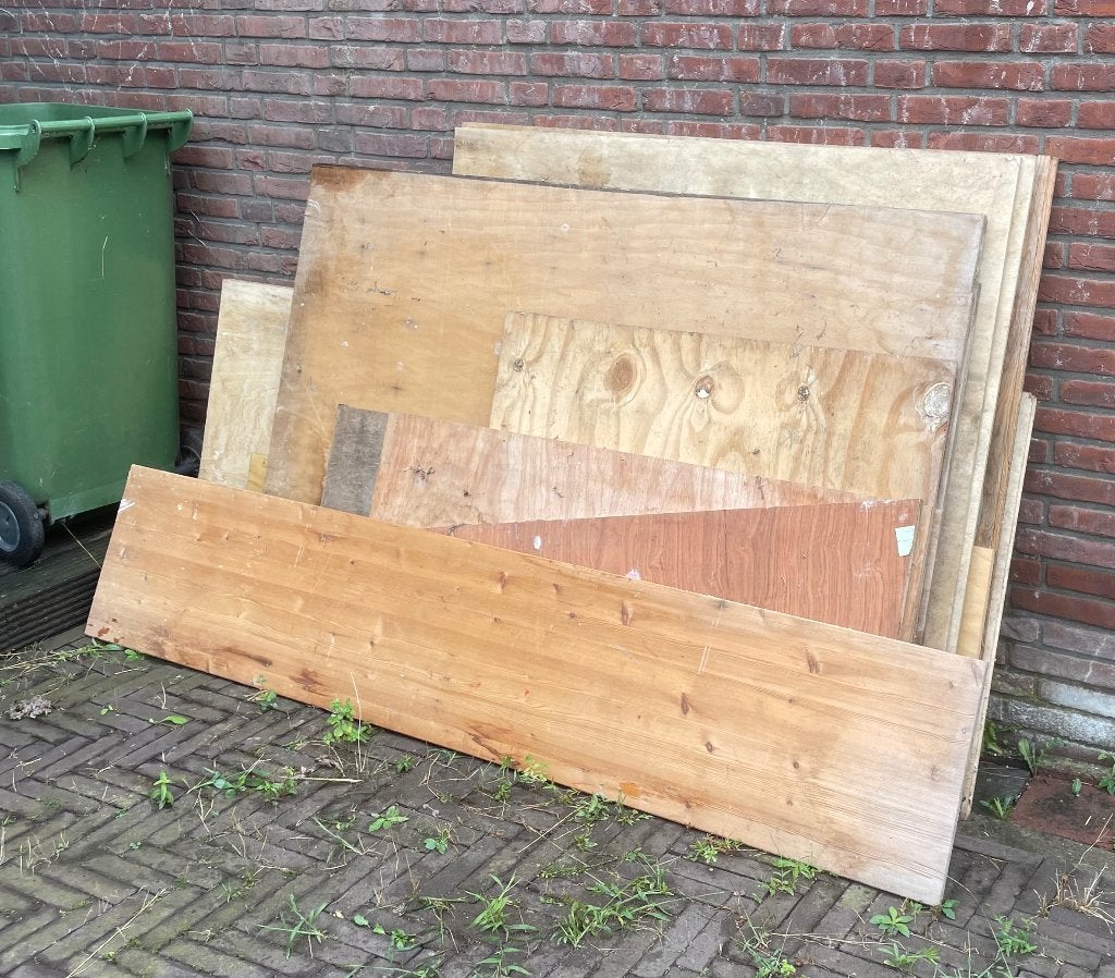partij houten platen, Ophalen, Gebruikt, Overige thema's, Meerkleurig