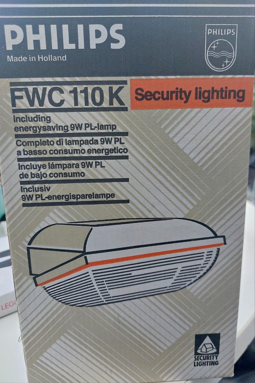 Philips FWC 110K Beveiligingsverlichting - Nieuw in doos, Kunststof, Minder dan 50 watt, Wandlamp, Nieuw