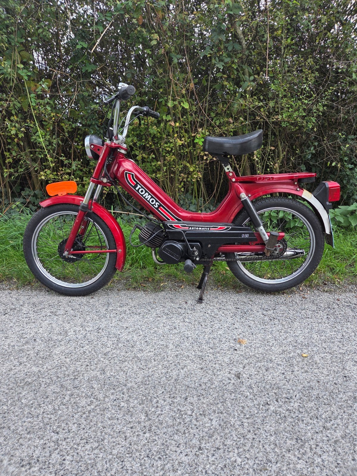 Tomos Automatic Bromfiets - Klassieke Rode Snorfiets, Ophalen, Gebruikt