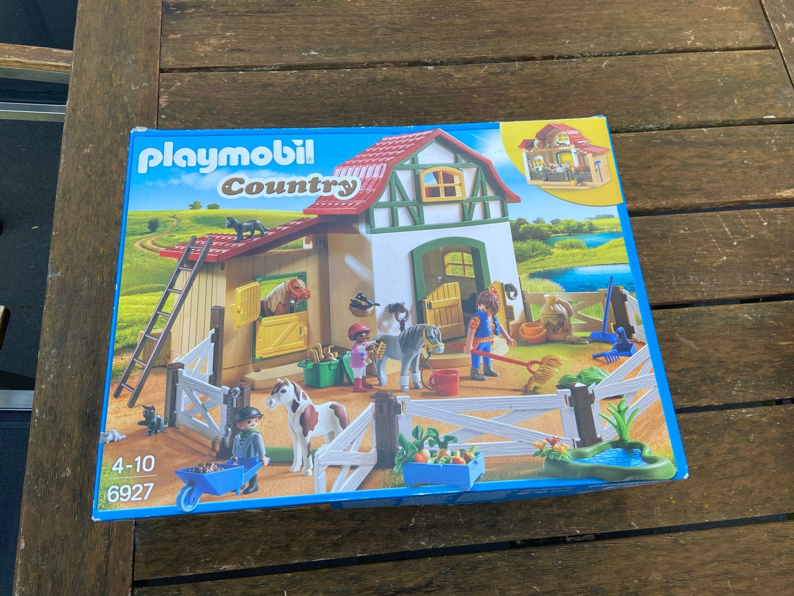 Playmobil Country Paardenmanege 6927, Ophalen, Gebouw, Complete set, Zo goed als nieuw