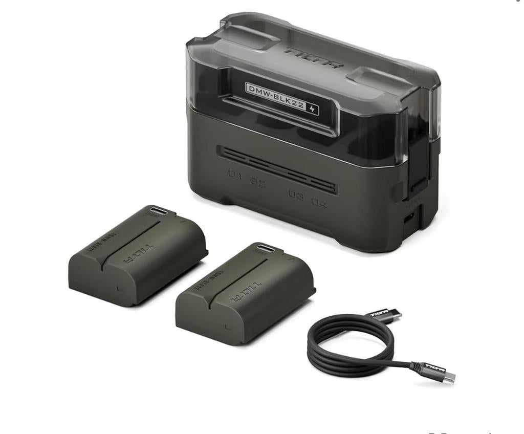Nikon Tilta 2x EN-EL15C Accu + Oplaadstation NIEUW, Ophalen of Verzenden, Nieuw