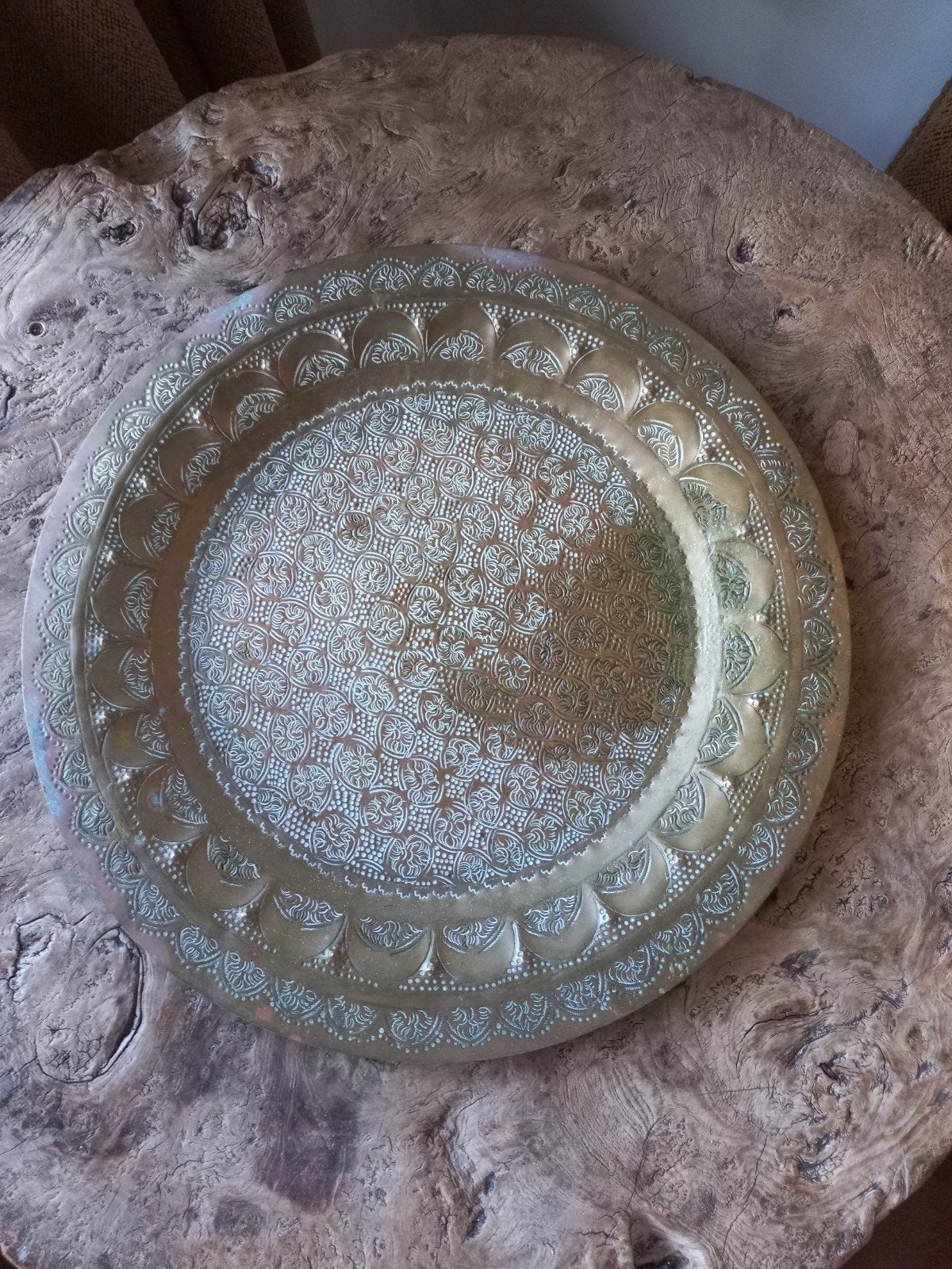 Brocante dienblad uit Frankrijk, Ophalen of Verzenden