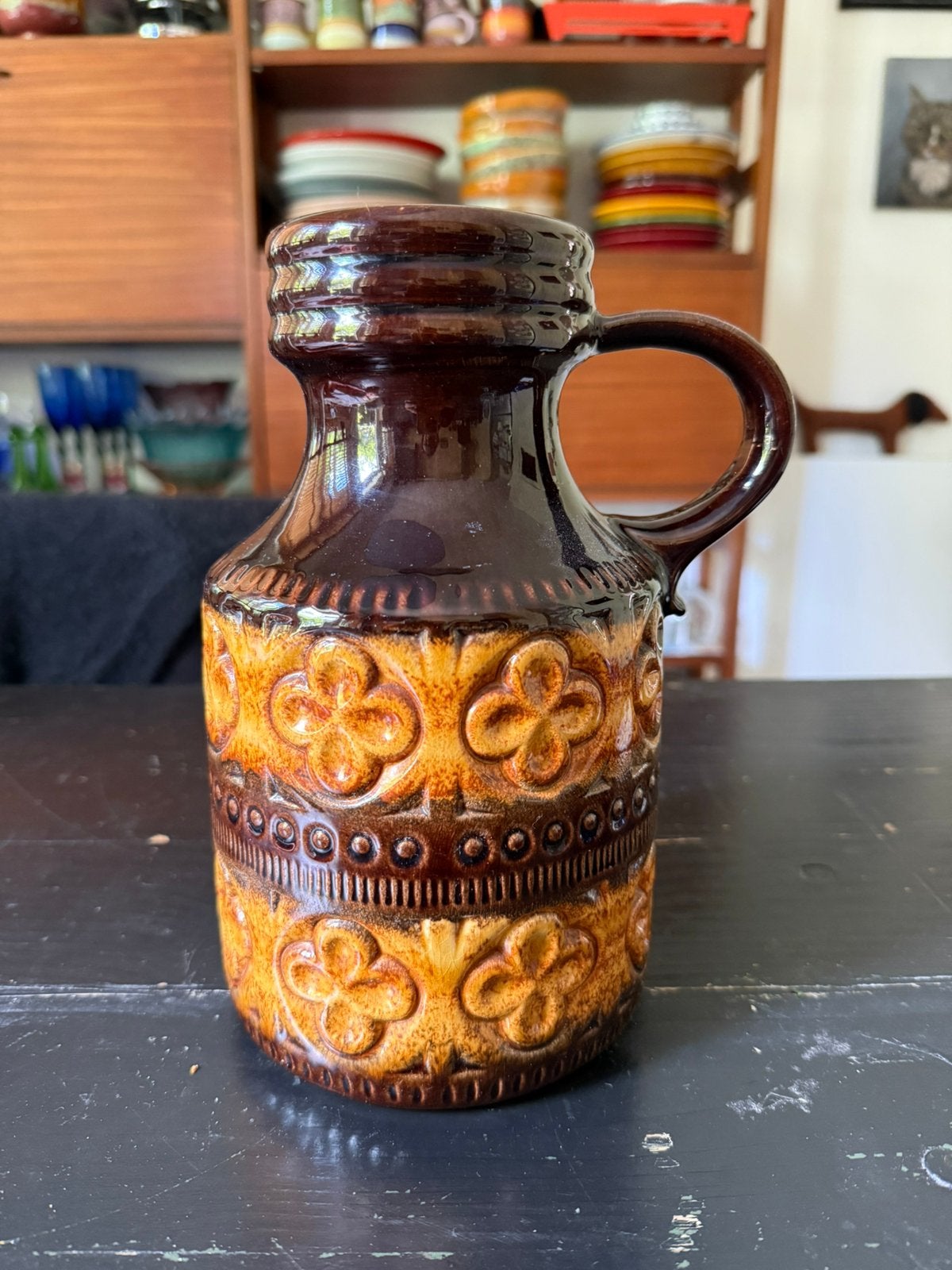 Vintage West Germany Vaas Scheurich 489-23 | Foligno Decor, Ophalen of Verzenden