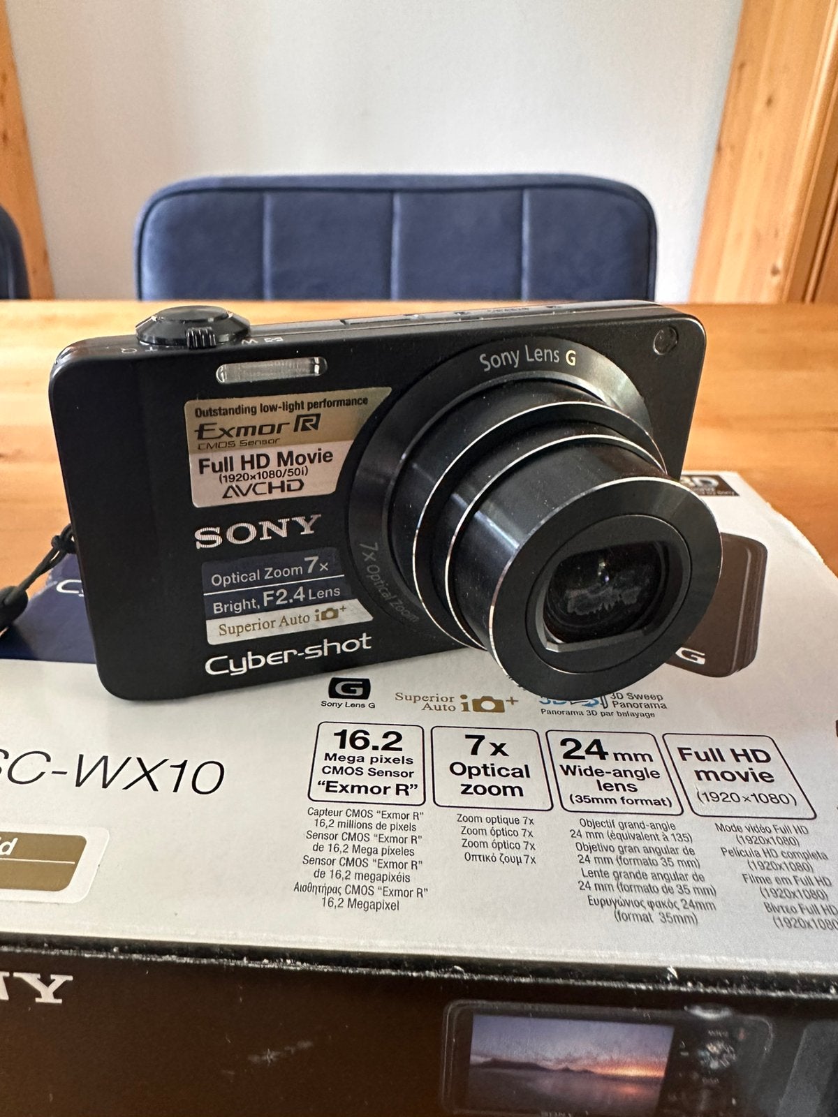 Sony DSC-WX10, Ophalen of Verzenden, Zo goed als nieuw, Sony, 8 keer of meer