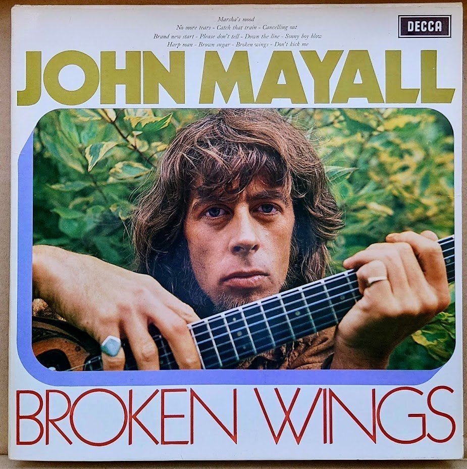 John Mayall - Broken Wings (The Blues Alone), Gebruikt, Ophalen of Verzenden, Beschermende buitenhoes, 12 inch