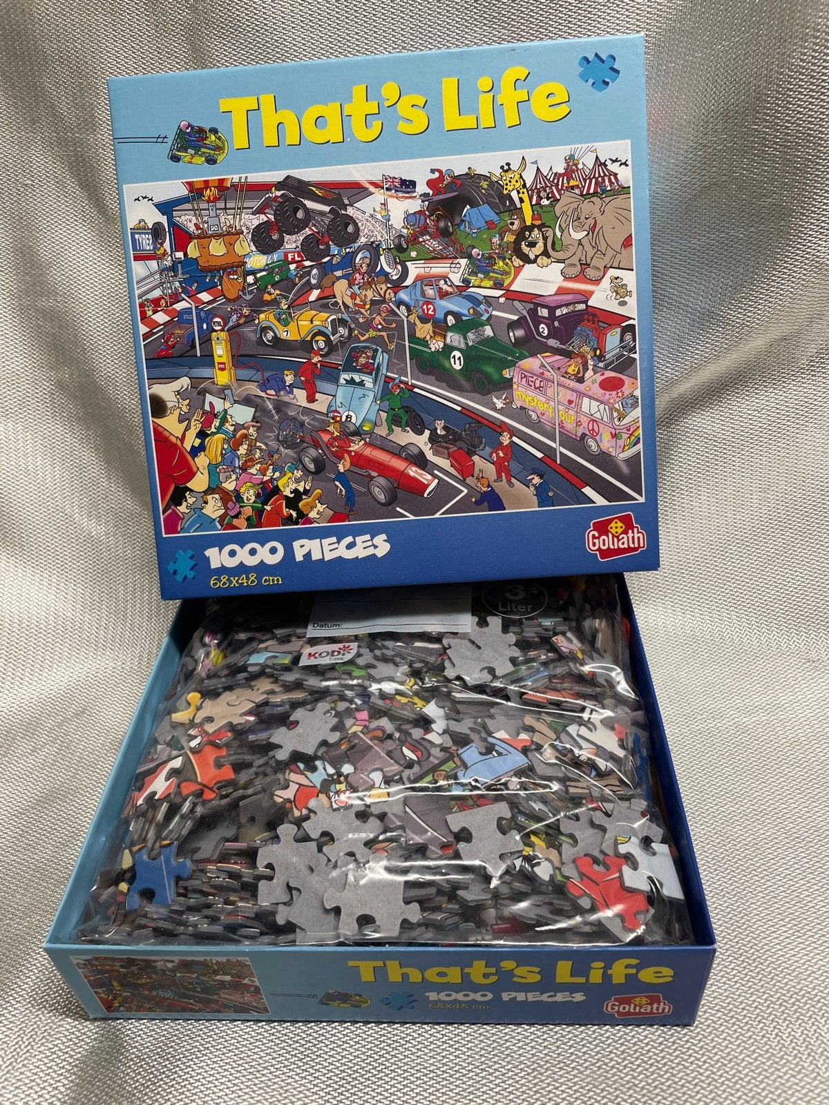 That's Life Goliath legpuzzel 1000 stukjes, Ophalen, 500 t/m 1500 stukjes, Zo goed als nieuw, Legpuzzel
