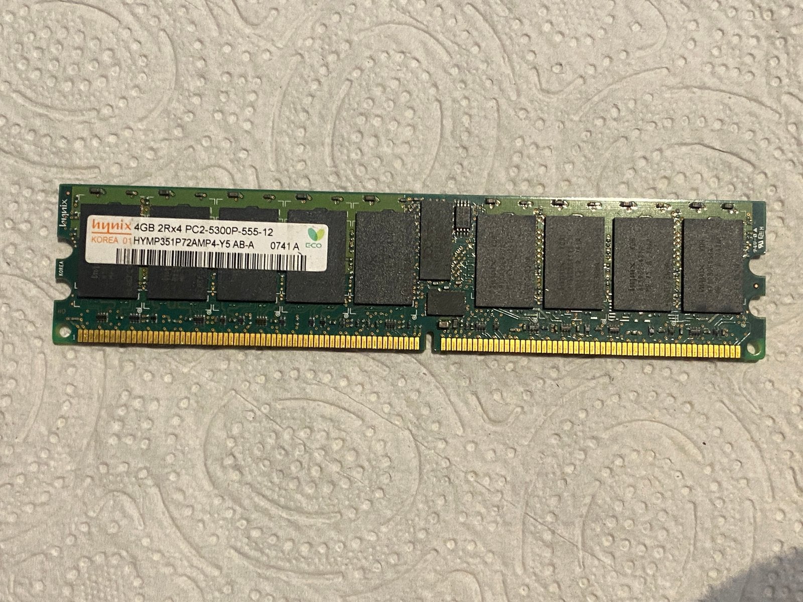 RAM Geheugen 4GB 2Rx4 pc2, Ophalen, Zo goed als nieuw