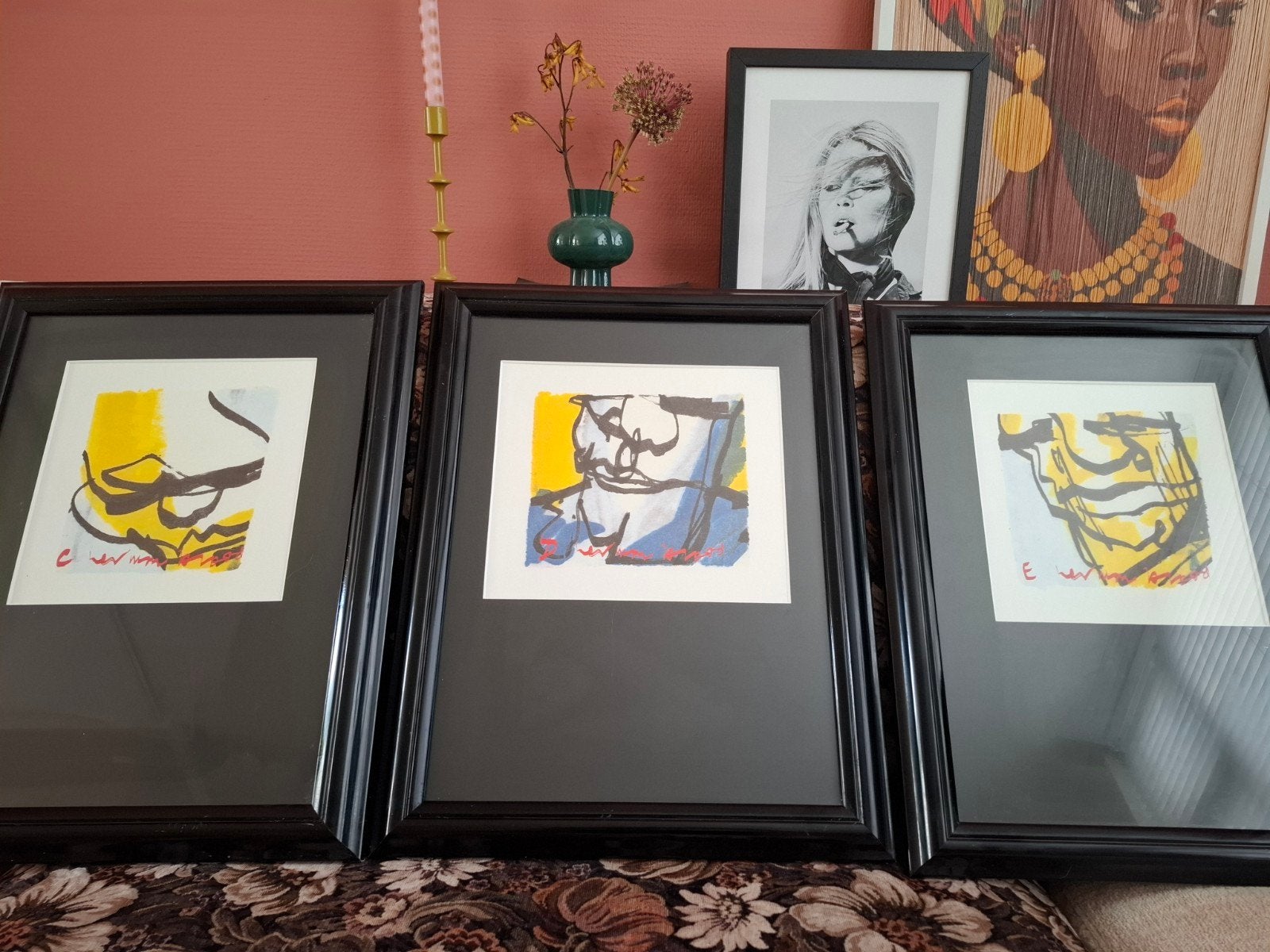 Herman Brood – Complete serie / Drieluik, Ophalen of Verzenden, Portret en Figuren, Zeefdruk