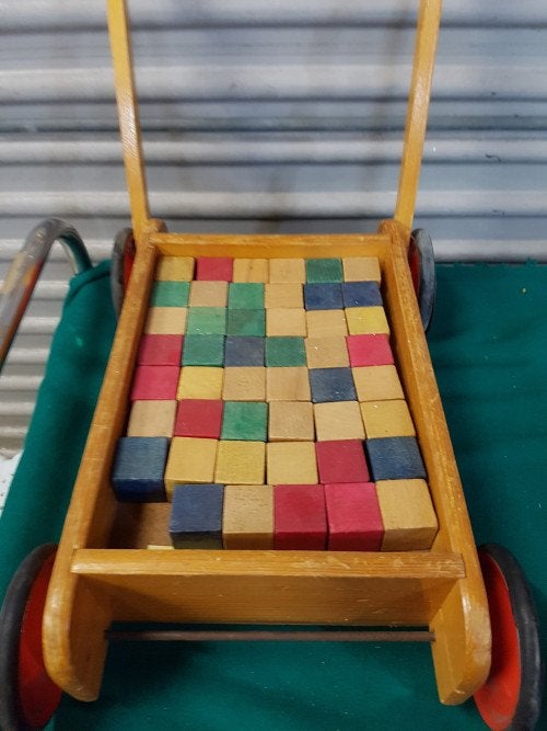 blokken kar, Ophalen of Verzenden, 'T Olde Gre-j, Info@toldegrej.nl, Endepoelstraat 20f Didam