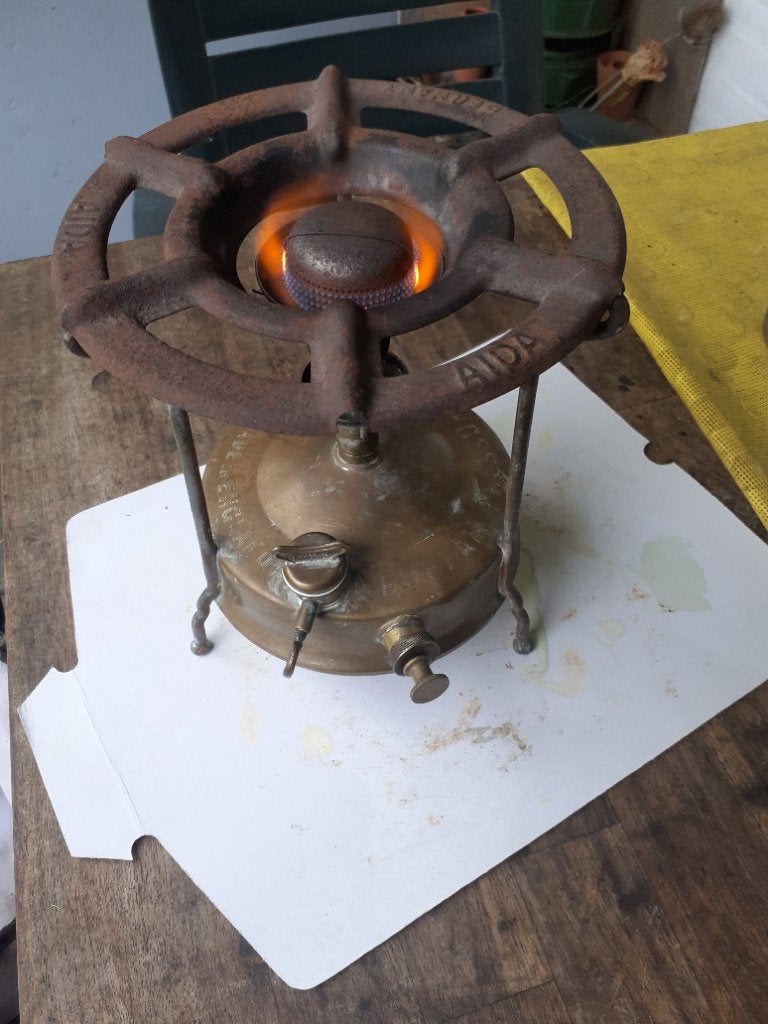 Buflam camping kooktoestel No. 2 Made in England, Ophalen of Verzenden, Gebruikt