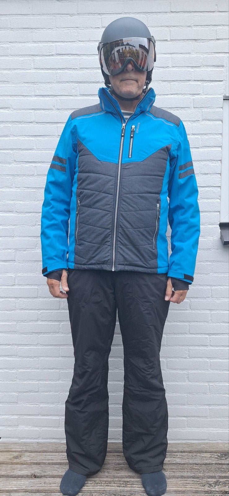 Heren ski-jas en skibroek - Maat 52 / L, Ophalen, Maat 52/54 (L), Icepeak, Zo goed als nieuw