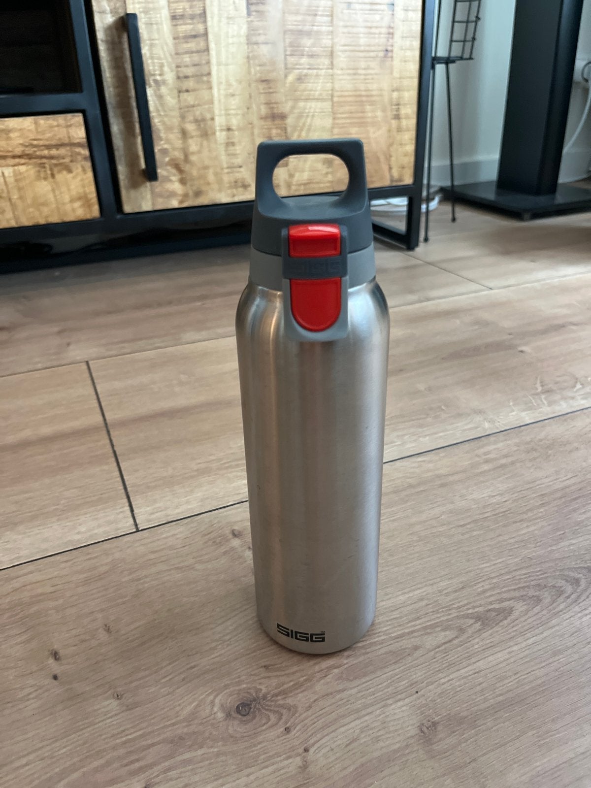 Sigg waterfles 0.5L - Lichtgewicht en duurzaam, Gebruikt, Zilver, Ophalen of Verzenden, Metaal