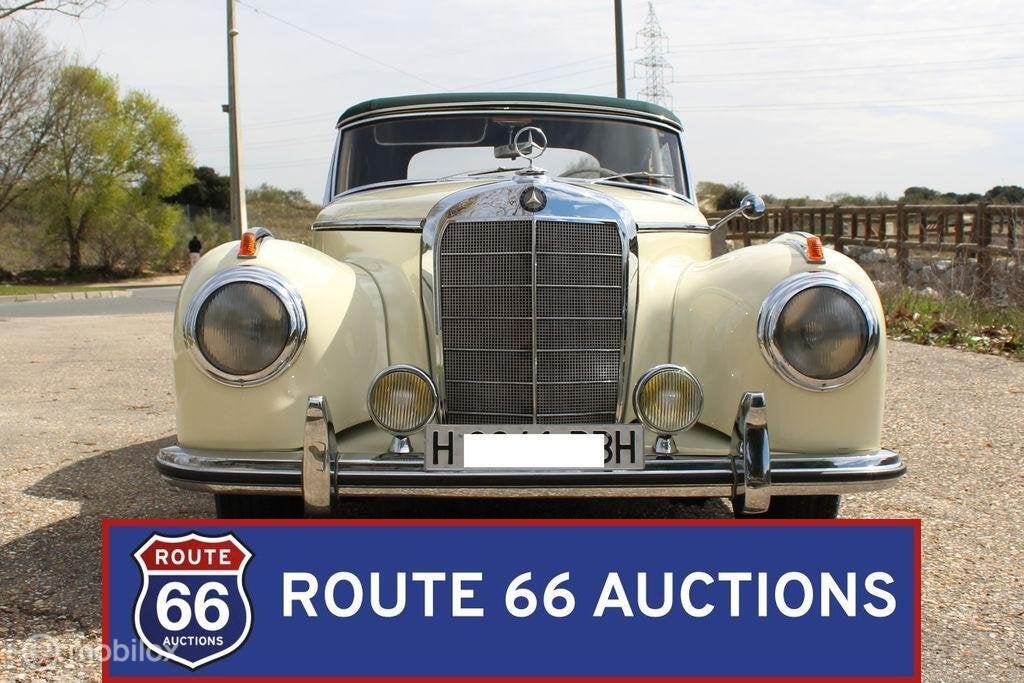 Mercedes-Benz 300 S | 1952 | Route 66 Auctions, Auto's, Overige carrosserieën, Zwart, Mercedes-Benz, Bedrijf
