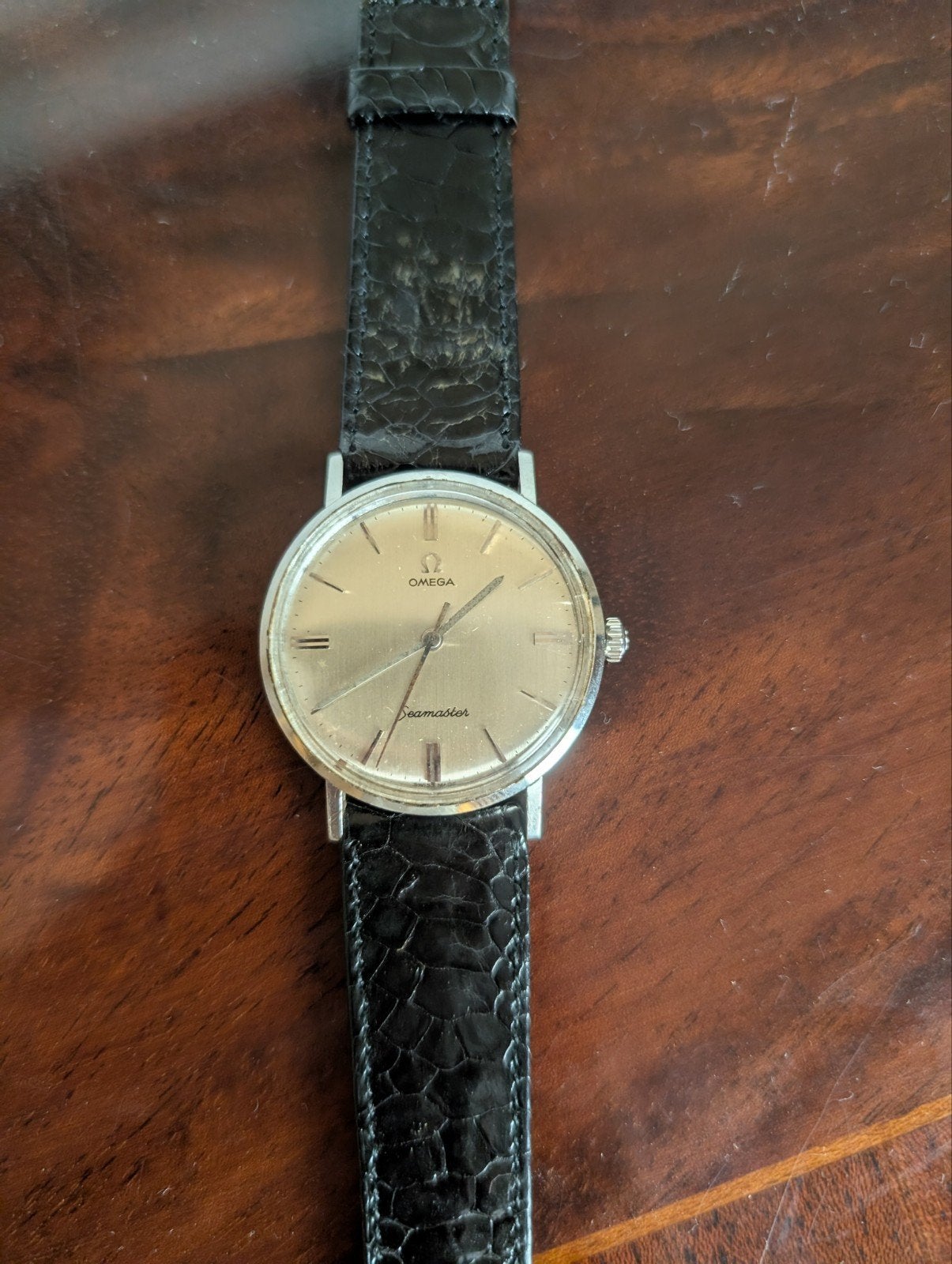 Omega Seamaster handopwind jaren 60, Ophalen of Verzenden, Staal, Omega, 1960 of later