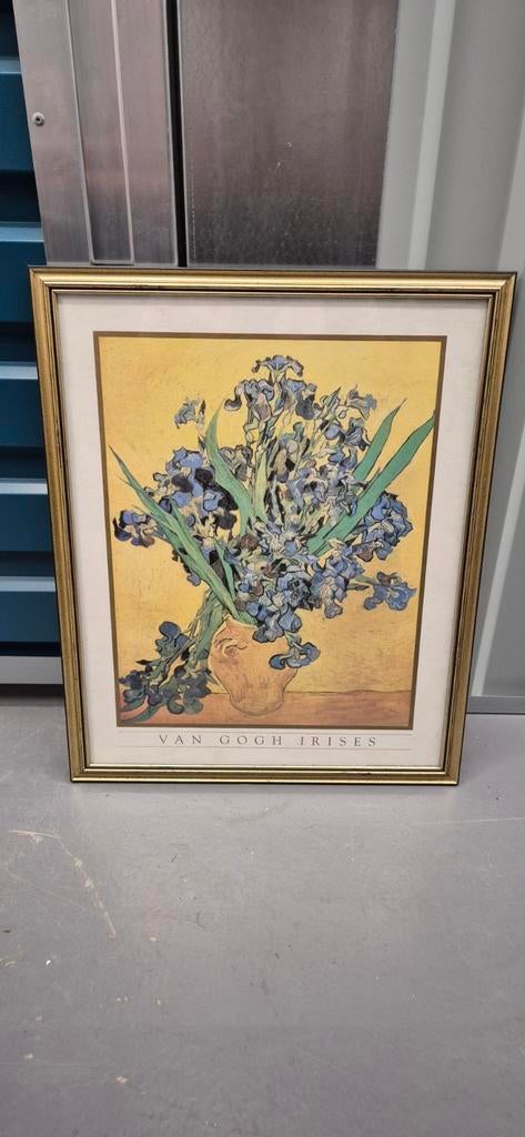Ingelijste reproductie Van Gogh - Irissen, Ophalen
