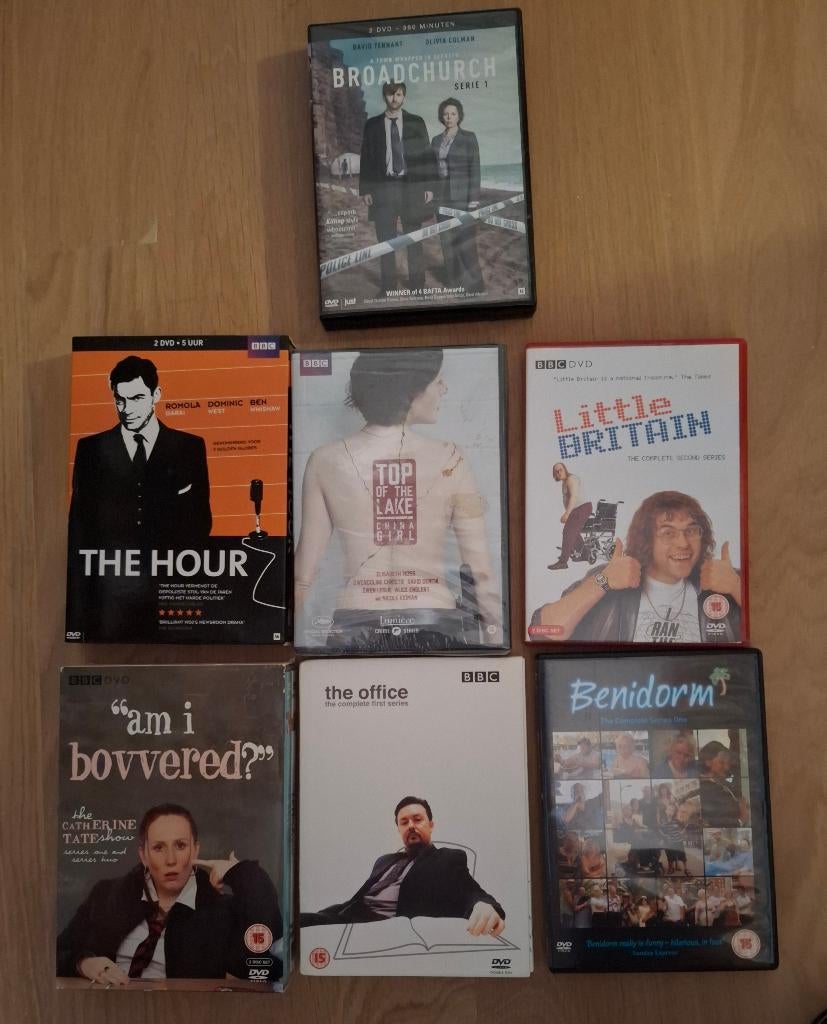 Collectie Britse BBC televisieseries op DVD, Ophalen, Alle leeftijden, Boxset, Zo goed als nieuw